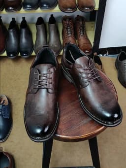 Men Casual Shoes Fashion Brand Comfortable 2025 Leather Shoes#KD826