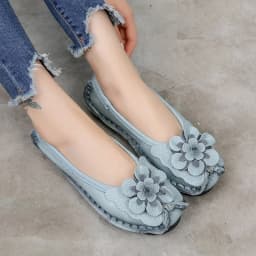 New Lug Sole Ballet Flats Women's Genuine Leather Shoes Size 42 Woman Anti Skid Loafers Brand Luxury Handmade Vintage Moccasins
