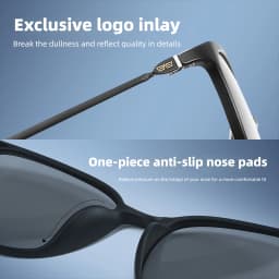 CAPONI Oval Men's Sunglasses Photochromic Polarized Sun Glasses For Men Protect UV Ray Super Light Small Size Eye Glasses BS520