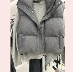 2025 Korea Chic Streetwear Personalized Vest Short Parkas Casual Elegant Coat Advanced High Street Moda All-match Women Jacket