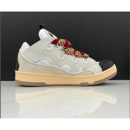 Men's and Women's Leather Splicing Lace Up Sports and Leisure Shoes, Retro Board Shoes, New Dad Shoes