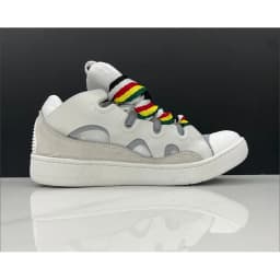 Men's and Women's Leather Splicing Lace Up Sports and Leisure Shoes, Retro Board Shoes, New Dad Shoes