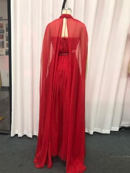 TWOTWINSTYLE Slimming Hollow Out Spliced Ribbons Temperament Dress for Women V Neck Sleeveless High Waist Dresses Female Fashion