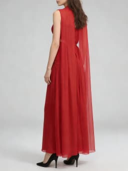 TWOTWINSTYLE Slimming Hollow Out Spliced Ribbons Temperament Dress for Women V Neck Sleeveless High Waist Dresses Female Fashion