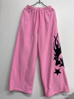 Y2K Women Streetwear Wide Leg Embroidery Sweatpants Baggy Oversized Pants Grunge Joggers Trousers Acubi 2000s Alt Clothes
