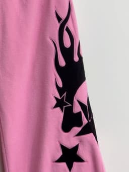 Y2K Women Streetwear Wide Leg Embroidery Sweatpants Baggy Oversized Pants Grunge Joggers Trousers Acubi 2000s Alt Clothes