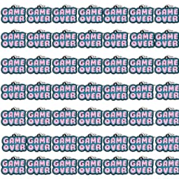 50PCS Keychain for Boys Men Gamepad Keyring Joystick Game Controller Key Accessories fit Handbag Key Pendant Friends Key Gifts