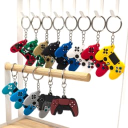 50PCS Keychain for Boys Men Gamepad Keyring Joystick Game Controller Key Accessories fit Handbag Key Pendant Friends Key Gifts