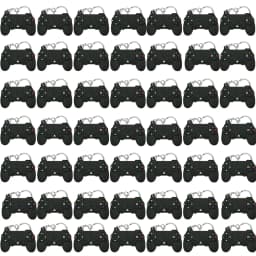 50PCS Keychain for Boys Men Gamepad Keyring Joystick Game Controller Key Accessories fit Handbag Key Pendant Friends Key Gifts