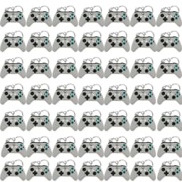 50PCS Keychain for Boys Men Gamepad Keyring Joystick Game Controller Key Accessories fit Handbag Key Pendant Friends Key Gifts