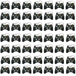 50PCS Keychain for Boys Men Gamepad Keyring Joystick Game Controller Key Accessories fit Handbag Key Pendant Friends Key Gifts