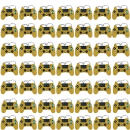 50PCS Keychain for Boys Men Gamepad Keyring Joystick Game Controller Key Accessories fit Handbag Key Pendant Friends Key Gifts