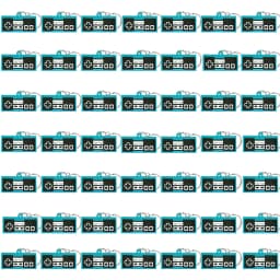 50PCS Keychain for Boys Men Gamepad Keyring Joystick Game Controller Key Accessories fit Handbag Key Pendant Friends Key Gifts
