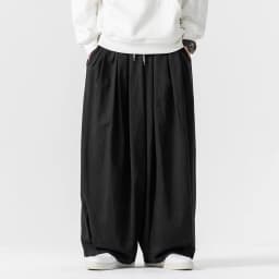 Oversized Men Wide Leg Pants Elastic Waist Joggers Trousers Male Casual Harem Pants Baggy Fashion Men Sweatpants Large Size 5XL
