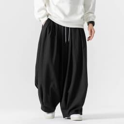 Oversized Men Wide Leg Pants Elastic Waist Joggers Trousers Male Casual Harem Pants Baggy Fashion Men Sweatpants Large Size 5XL