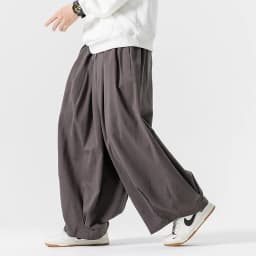 Oversized Men Wide Leg Pants Elastic Waist Joggers Trousers Male Casual Harem Pants Baggy Fashion Men Sweatpants Large Size 5XL