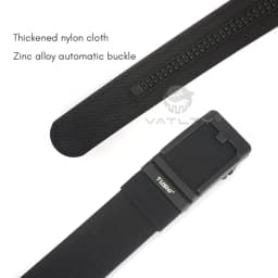 VATLTY New Tactical Pistol Airsoft Belt for Men Metal Automatic Buckle Military Belt 1100D Tight Nylon Casual Belt Male Girdle