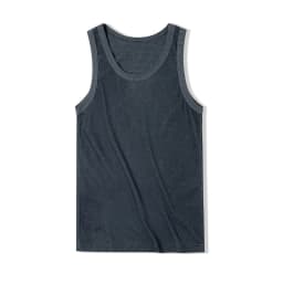 Maden Casual Men's Sleeveless Tank Tops Heavyweight Solid Color Ribbed Vest for Summer Slim Fit Sports Fitness Training T-shirt