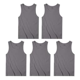 Maden Casual Men's Sleeveless Tank Tops Heavyweight Solid Color Ribbed Vest for Summer Slim Fit Sports Fitness Training T-shirt