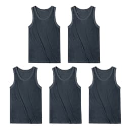 Maden Casual Men's Sleeveless Tank Tops Heavyweight Solid Color Ribbed Vest for Summer Slim Fit Sports Fitness Training T-shirt