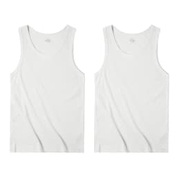 Maden Casual Men's Sleeveless Tank Tops Heavyweight Solid Color Ribbed Vest for Summer Slim Fit Sports Fitness Training T-shirt