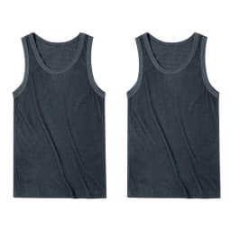 Maden Casual Men's Sleeveless Tank Tops Heavyweight Solid Color Ribbed Vest for Summer Slim Fit Sports Fitness Training T-shirt