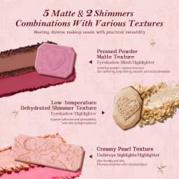 Flower Knows Strawberry Cupid Collection Make-up Palette 14g pink Blush/Highlighter