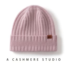 Choice Quality Cashmere Knitted Hats For Women/Men Outdoor Causal Winter Hat Fashion Ribbed Beanies Unisex Solid Color Warm Cap