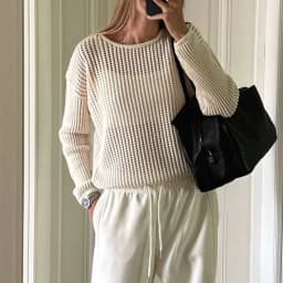 WinvyNee Spring Women Pure Cotton Pullover Sweaters Round O Neck Long Sleeve Solid Color Hollow Out Casual Knitwear ZA1092001