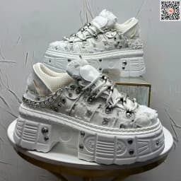 2026 Summer New Men's Punk Style Platform Heightening Niche Personality Fried Street Fashion Dad Shoes