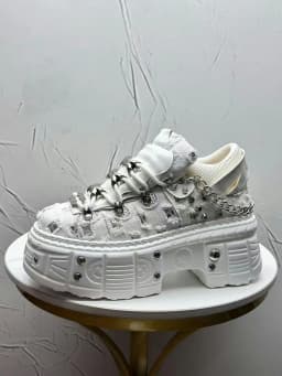2026 Summer New Men's Punk Style Platform Heightening Niche Personality Fried Street Fashion Dad Shoes