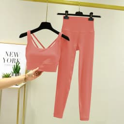 TRY TO BN Yoga Set 2 Piece Sport Bra High Waist Leggings Women's Tracksuit Fitness Tummy Control Squat Proof Workout Gym Clothes