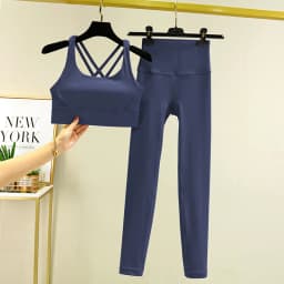 TRY TO BN Yoga Set 2 Piece Sport Bra High Waist Leggings Women's Tracksuit Fitness Tummy Control Squat Proof Workout Gym Clothes