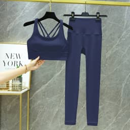 TRY TO BN Yoga Set 2 Piece Sport Bra High Waist Leggings Women's Tracksuit Fitness Tummy Control Squat Proof Workout Gym Clothes