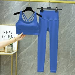 TRY TO BN Yoga Set 2 Piece Sport Bra High Waist Leggings Women's Tracksuit Fitness Tummy Control Squat Proof Workout Gym Clothes
