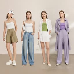 Amii Women's Tank 2026 Summer Stretch Slim Fit Crop Knit Spaghetti Strap Top Casual Versatile Sleeveless Vest For Women 12622088