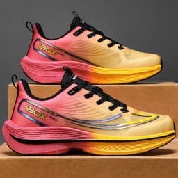 New Men's Carbon Plate Sneakers Outdoor Soft Sole Mesh Sports Shoes Running Shoes Light Anti-Slip Casual Couple Tennis Shoes