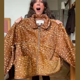 2025 New Women Flip Collar Polka Dot Short Jacket Female Vintage Long Sleeved Coat Autumn Winter Casual Street Chic Outwear