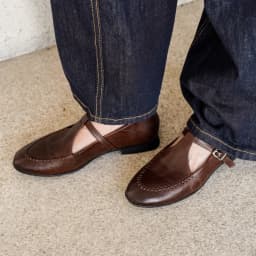 Women's cow leather t-strap slip-on flats loafers round toe high quality soft comfortable casual female moccasins shoes woman