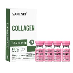SKIN BOOSTER COLLAGEN - Pink Essence Solution for Facial Skin Tone Imbalances and Wrinkles, Enhances Skin Hydration