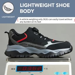 Indestructible Steel Toe Work Shoes for Men Rotating Button Safety Shoes Lightweight Construction Work Safety Shoes