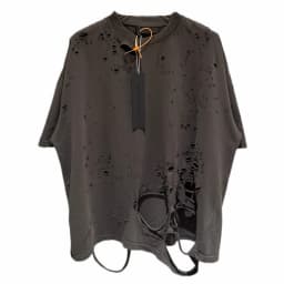 Destroy The Hole Nice Washed T Shirt Men Women Oversized T-shirts Heavy Fabric Unisex Vintage Top Tee