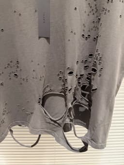 Destroy The Hole Nice Washed T Shirt Men Women Oversized T-shirts Heavy Fabric Unisex Vintage Top Tee