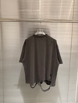 Destroy The Hole Nice Washed T Shirt Men Women Oversized T-shirts Heavy Fabric Unisex Vintage Top Tee