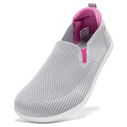 HOBIBEAR Women Wide Toe Box Shoes Barefoot  Slip on Walking Sneakers Mesh Breathable Classic Minimalist Shoes for Female