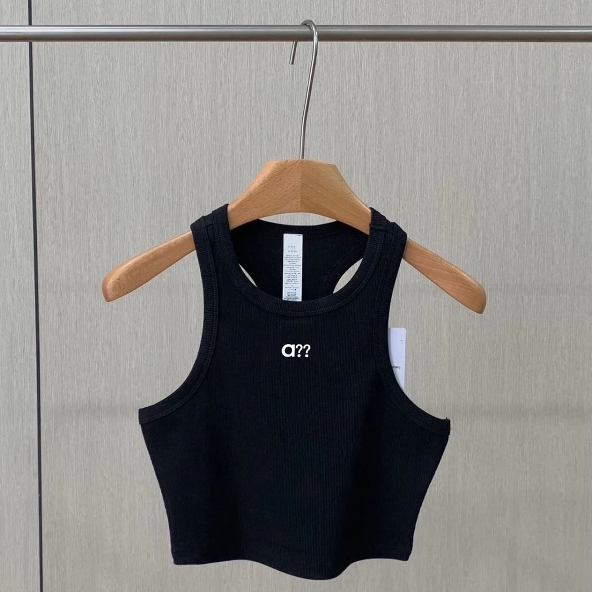 2026 women's short sleeveless T-shirt breathable vest yoga running gym fitness short daily casual street T-shirt vest