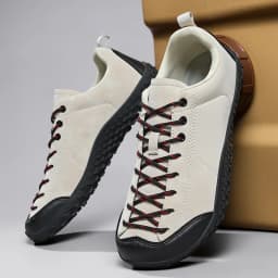 ELUVA Men's Minimalist Barefoot Sneakers Wide Zero Drop Sole Optimal Relaxation Unisex Casual Trainer Wide Toe Sneakers Man