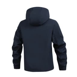 Men's Hooded Softshell Jacket Waterproof Lightweight Insulated Windbreaker Fleece Lined Rain Shell Jacket for Hiking Camping