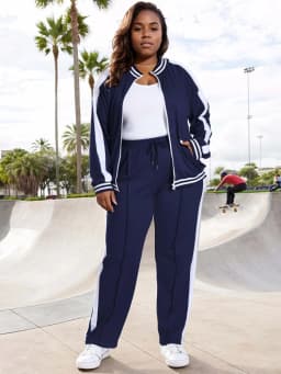 Wmstar Women Track Suit 2 Piece Sets Plus Size Jogging Wholesale Long Sleeved Shirts Pants Casual Sporty Matching Sweatsuit