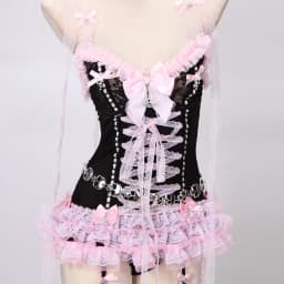 Pastel Goth Y2K Pink Tops for Women Gothic Punk Rock Vkei Grunge Emo Gyaru Corset Gothic Lolita Clothing 2000s 90s Scene Core
